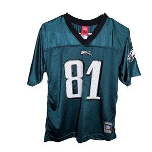 NFL Philadelphia Eagles Terrell Owens Jersey Boy's Large (14-16) Green Reebok